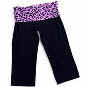 Y2K Victoria's Secret PINK foldover yoga capris (L)