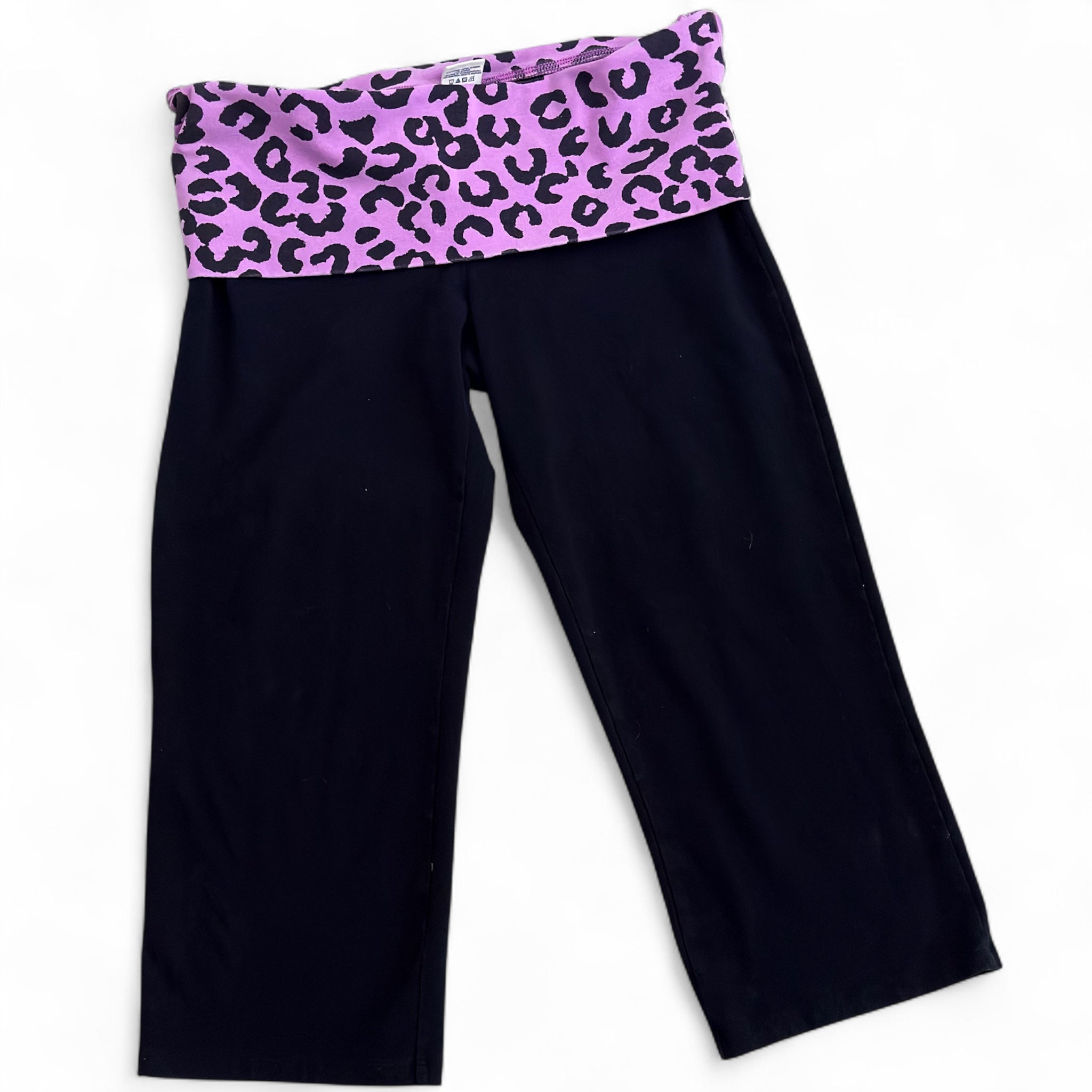 Y2K Victoria's Secret PINK foldover yoga capris (L)
