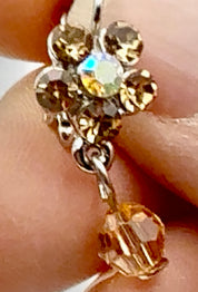 Colorful Crystal Square Necklace set