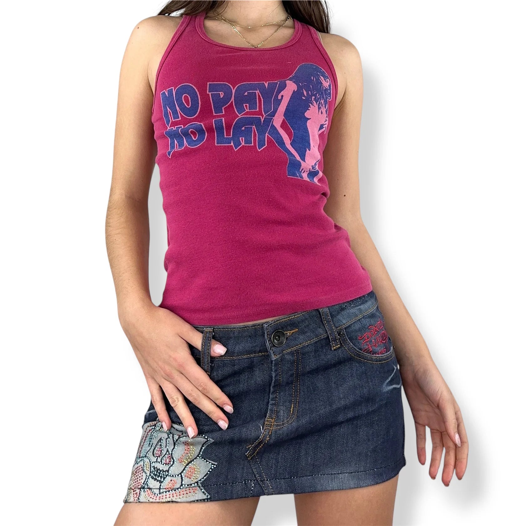 Hysteric Glamour Pink Tank (S) – Holy Thrift Hysteric Glamour Pink Tank (S) – Holy Thrift