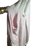 VS PINK BLING Sherpa baby pink plush robe (M)