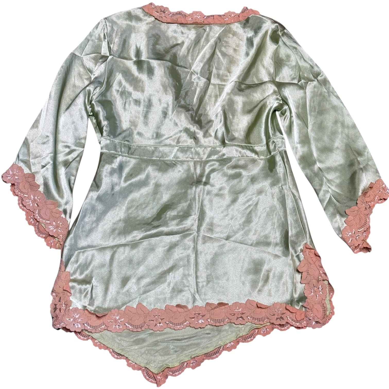 Y2K RAMPAGE SILKY BOHO TOP (m)