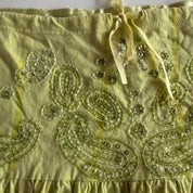 Y2k Wet Seal Beaded Mini Skirt (M)