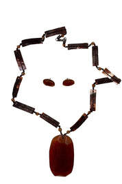Earth Tone Gemstone Jewelry Set