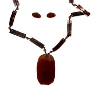 Earth Tone Gemstone Jewelry Set