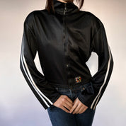 90s Track Zip Up Jacket (M)