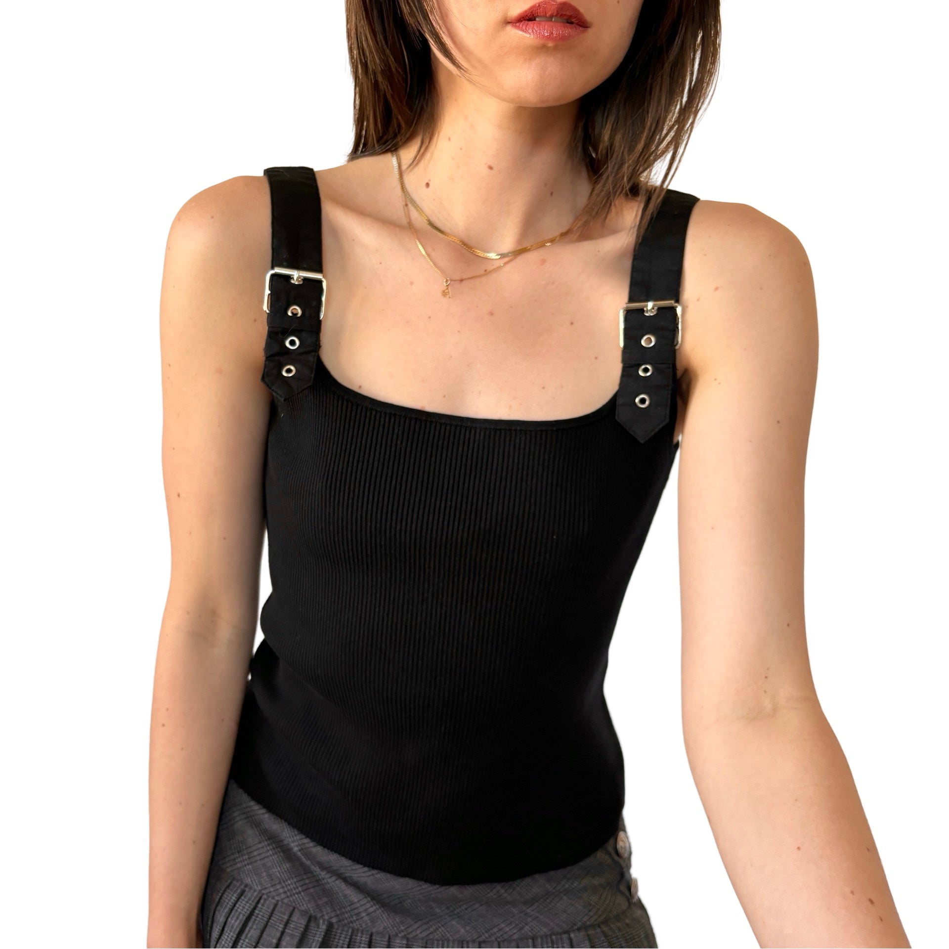 90s Silk Buckle Tank (M)