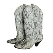 Snakeskin Cowboy Boots (6)