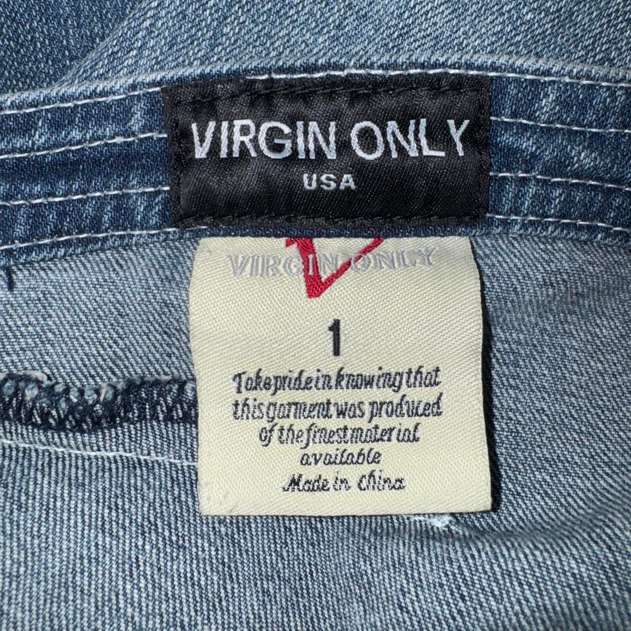 Y2K Strapless Denim Jumpsuit (XS)