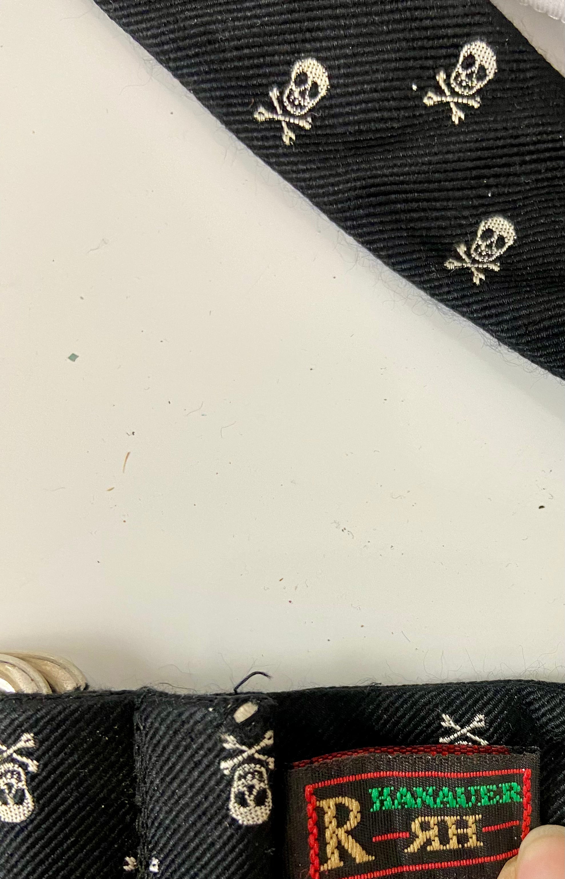 Skull ☠️ fabric belt