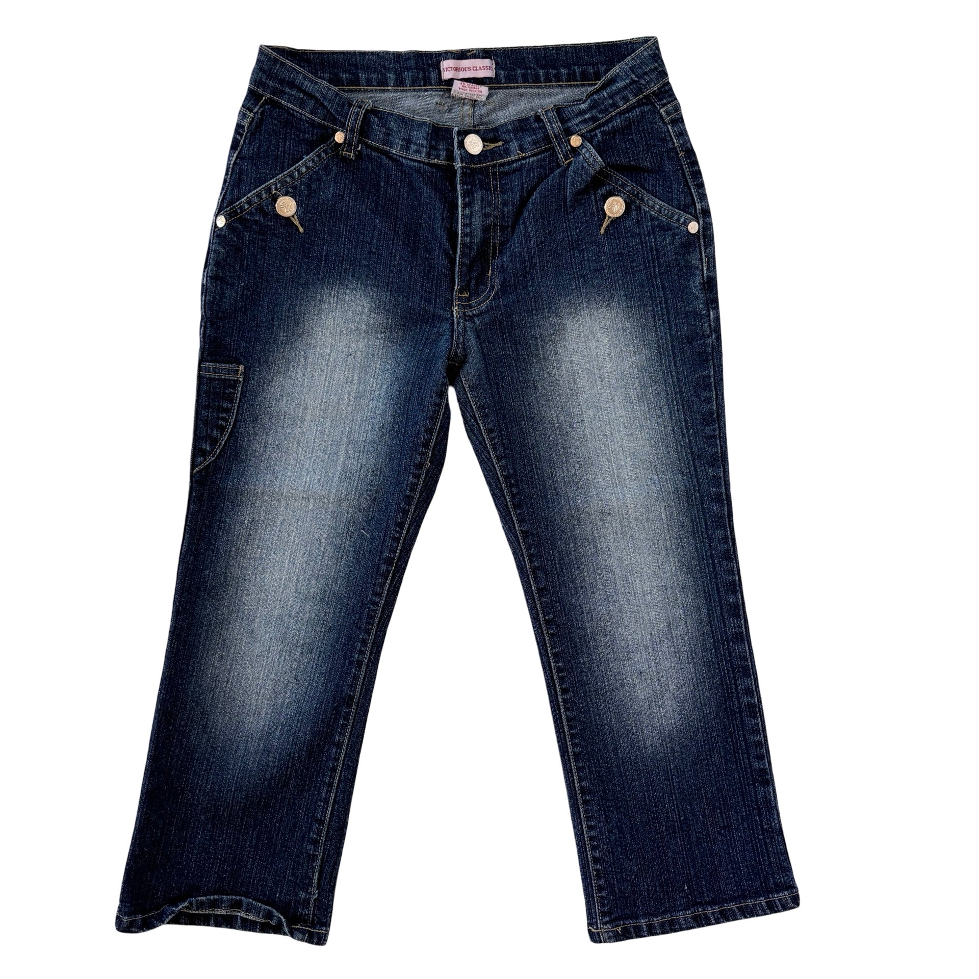 Y2K Denim Capris (XS)