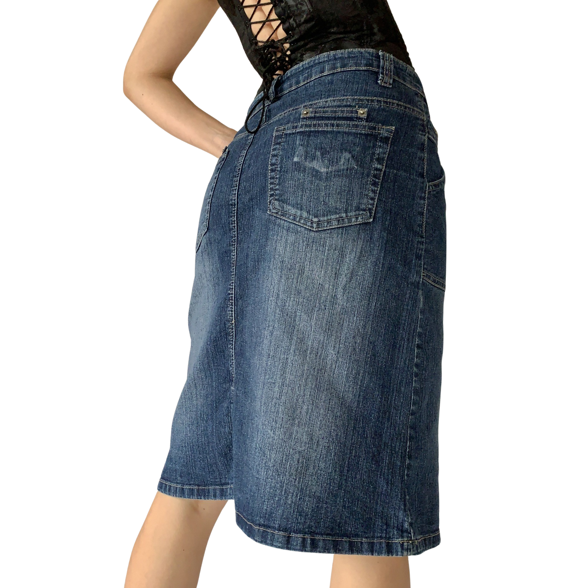 Y2K Denim Midi (M)