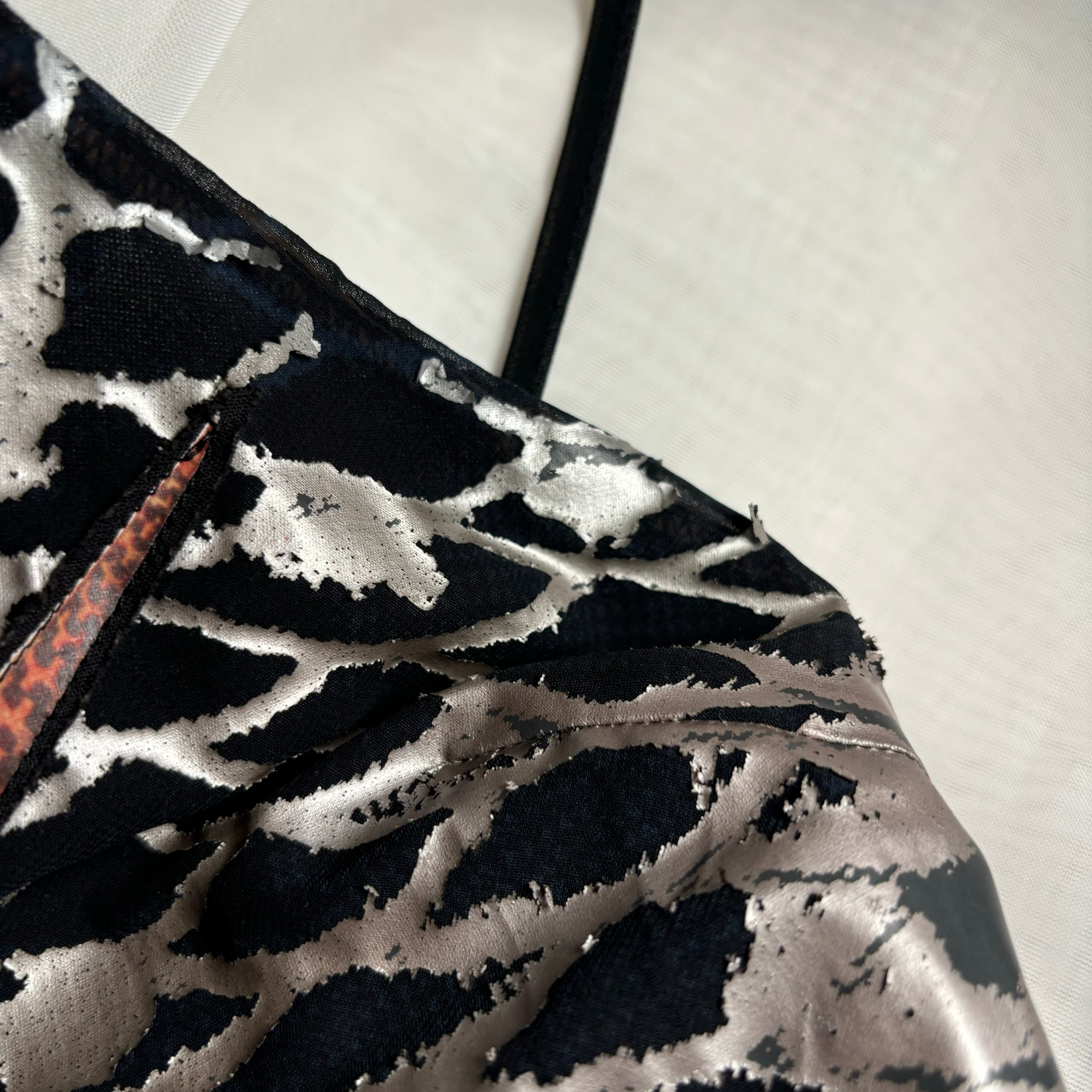 Vintage Italian Fish Print Dress (M)