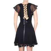 Y2K Italian Black Mini Dress (S)