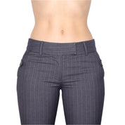 Y2K Gray Pinstripe Dress Pants (S)