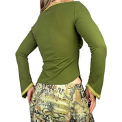 Morgan De Toi Vintage Bell Sleeve Top (S)