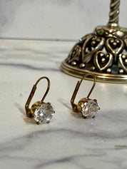 Little diamond earrings