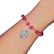 Reworked Virgin Mary Rosary Bracelet