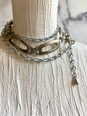 Little bit roundy rectangle chain belt