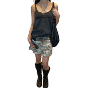 Vintage 90s Cami Top With Star Charm (S)