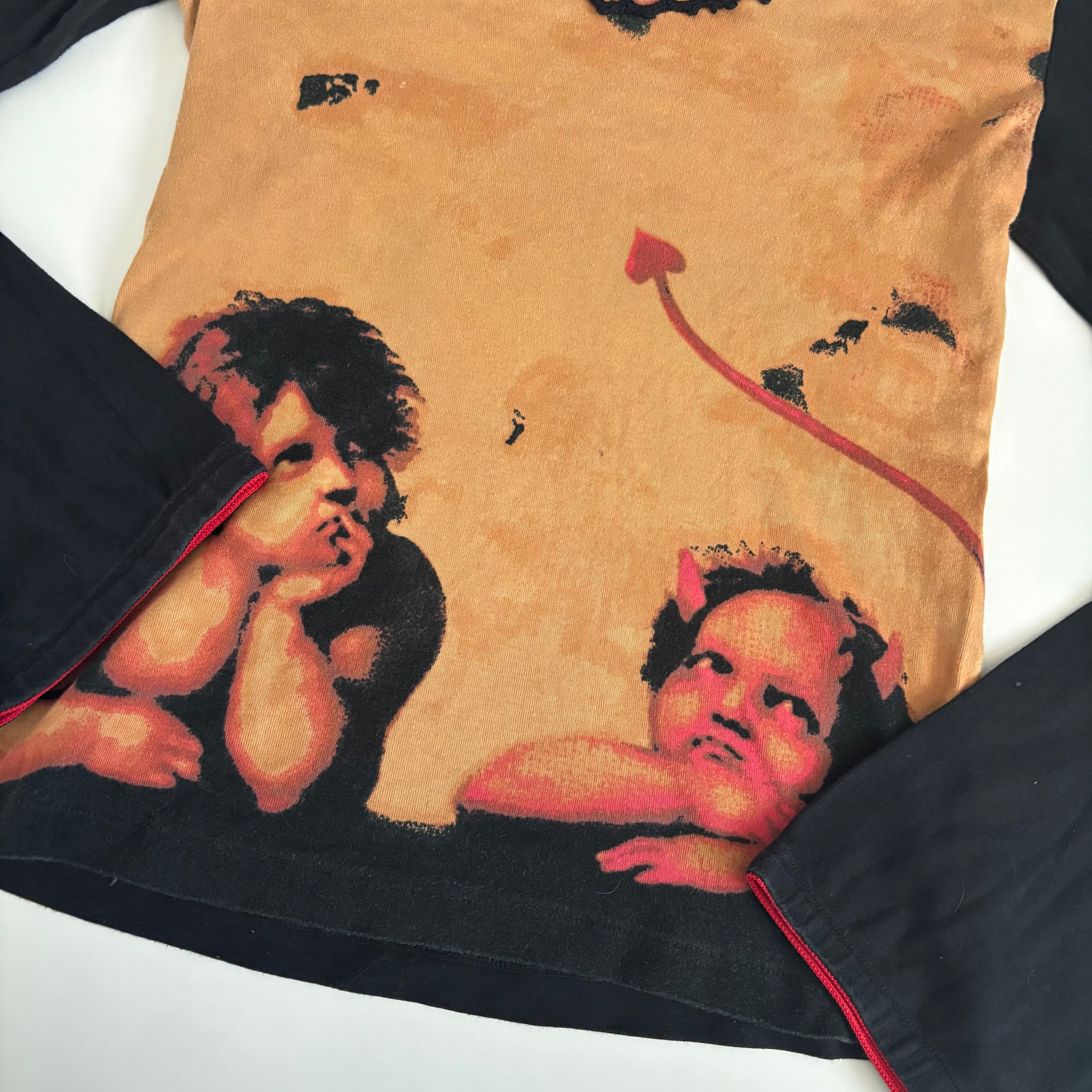 Vintage Cherub Graphic Sweater (M/L)
