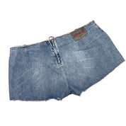 ZANA Di lace up mini shorts (8/9)