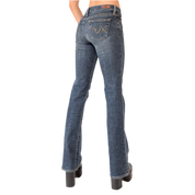 Y2K Low Rise Flare Jeans (XS)