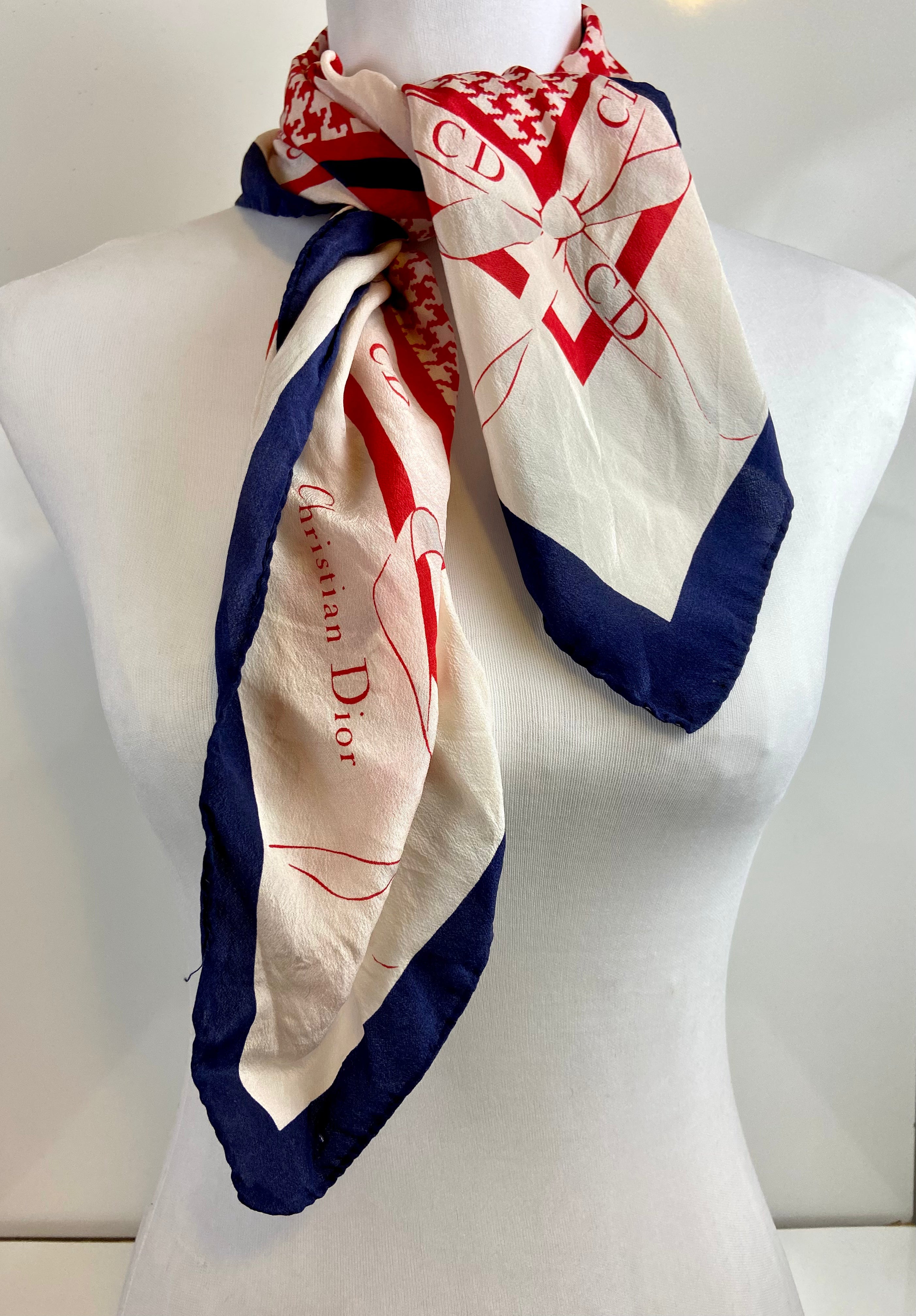 Christian Dior silk Scarf