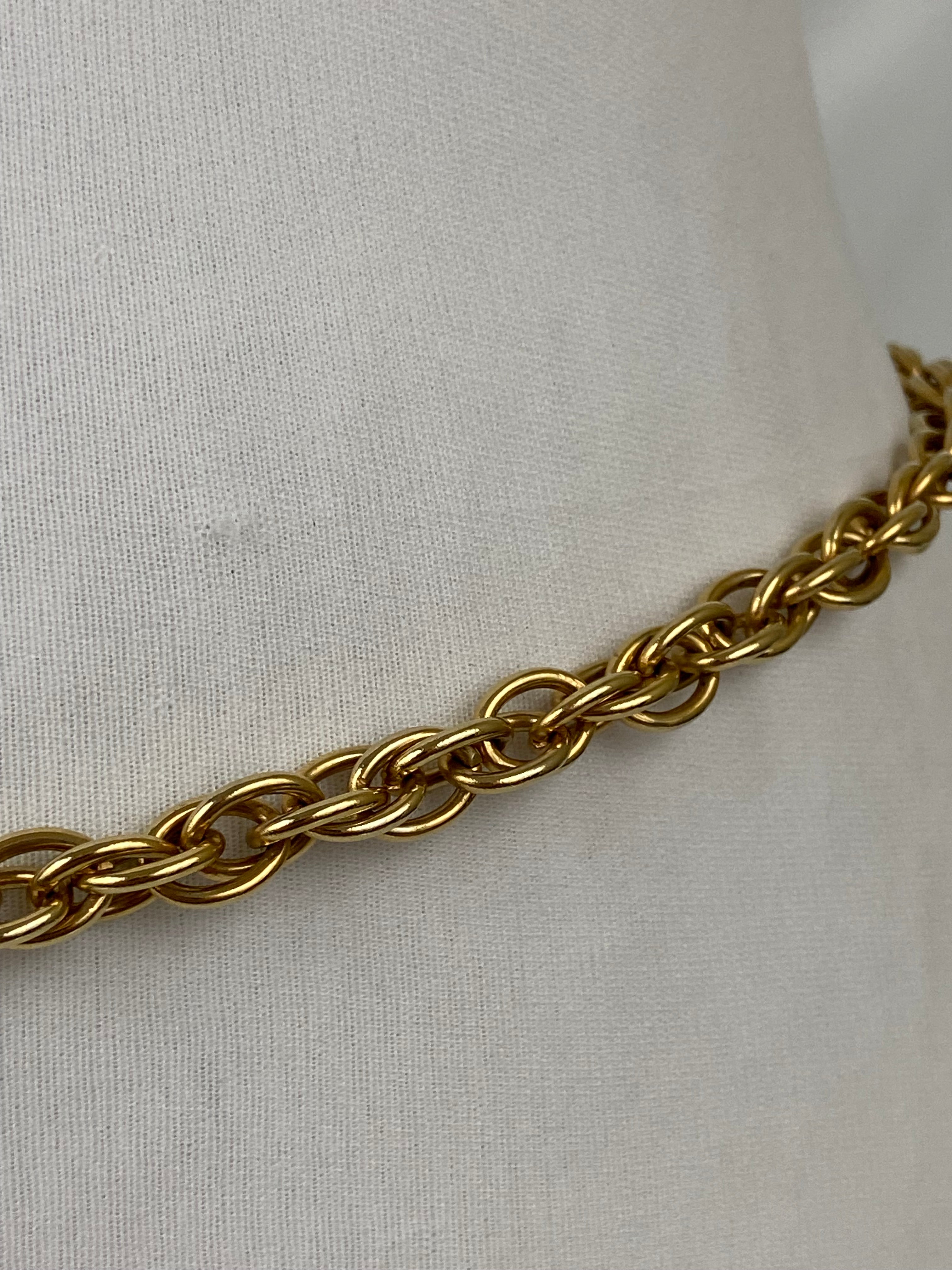 Boho Style Gold Tone Chain
Hook Buckle Belt