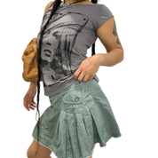 Vintage 2000s Diesel Pleated Mini Skirt (M)