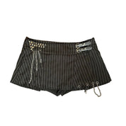 Safety Pin Pinstripe Skirt (l)