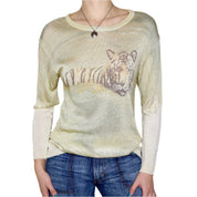 80s KRIZIA Tiger Sweater (M)