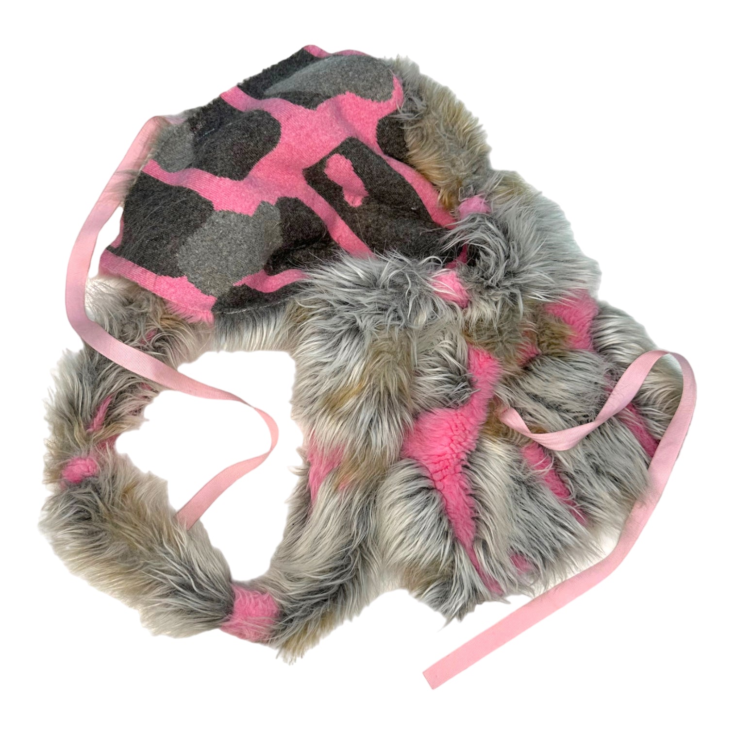 Handmade Furry Crossbody Bag