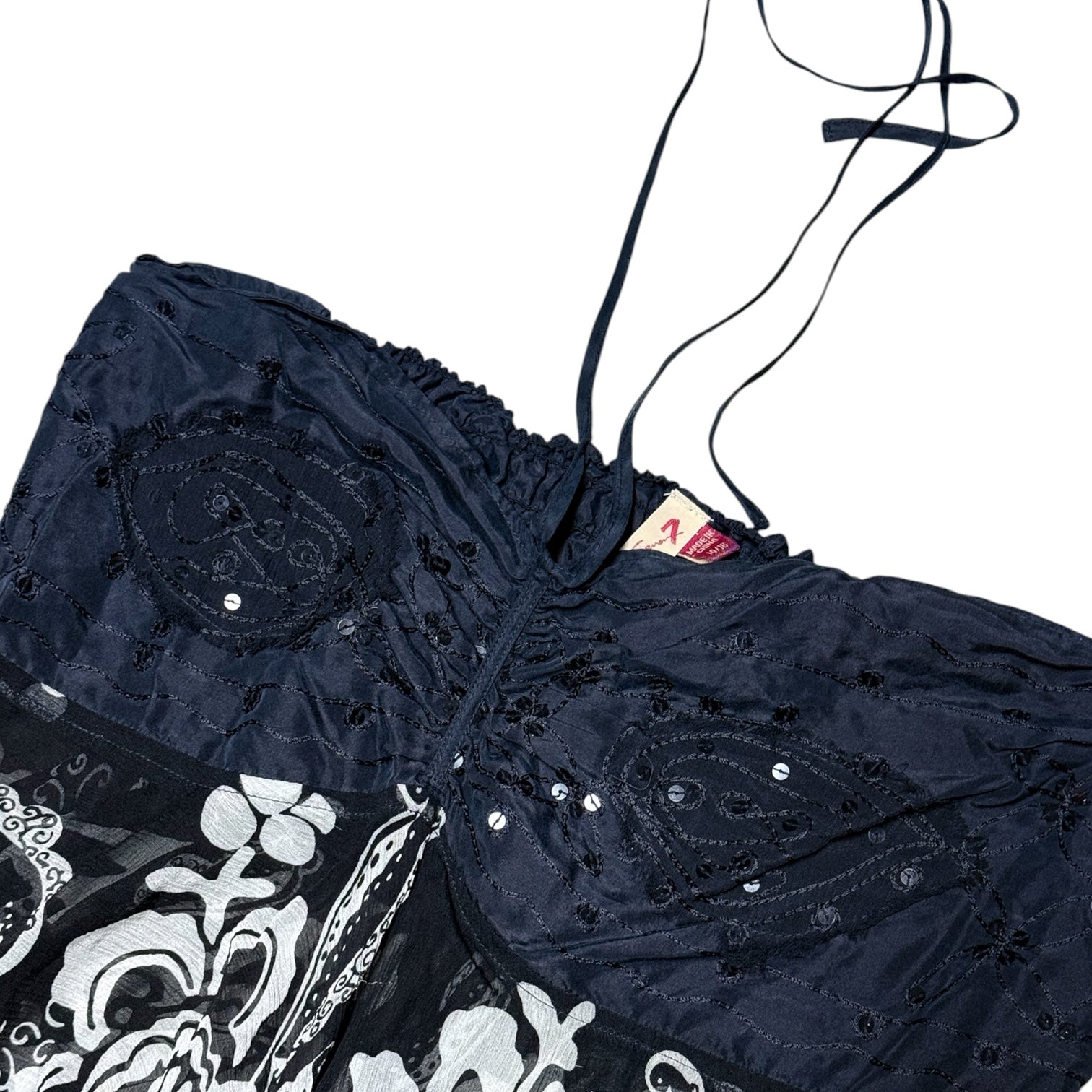 100% Silk fairy hem top/dress (XL)