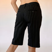 Y2K Pinstripe Shorts (XS)