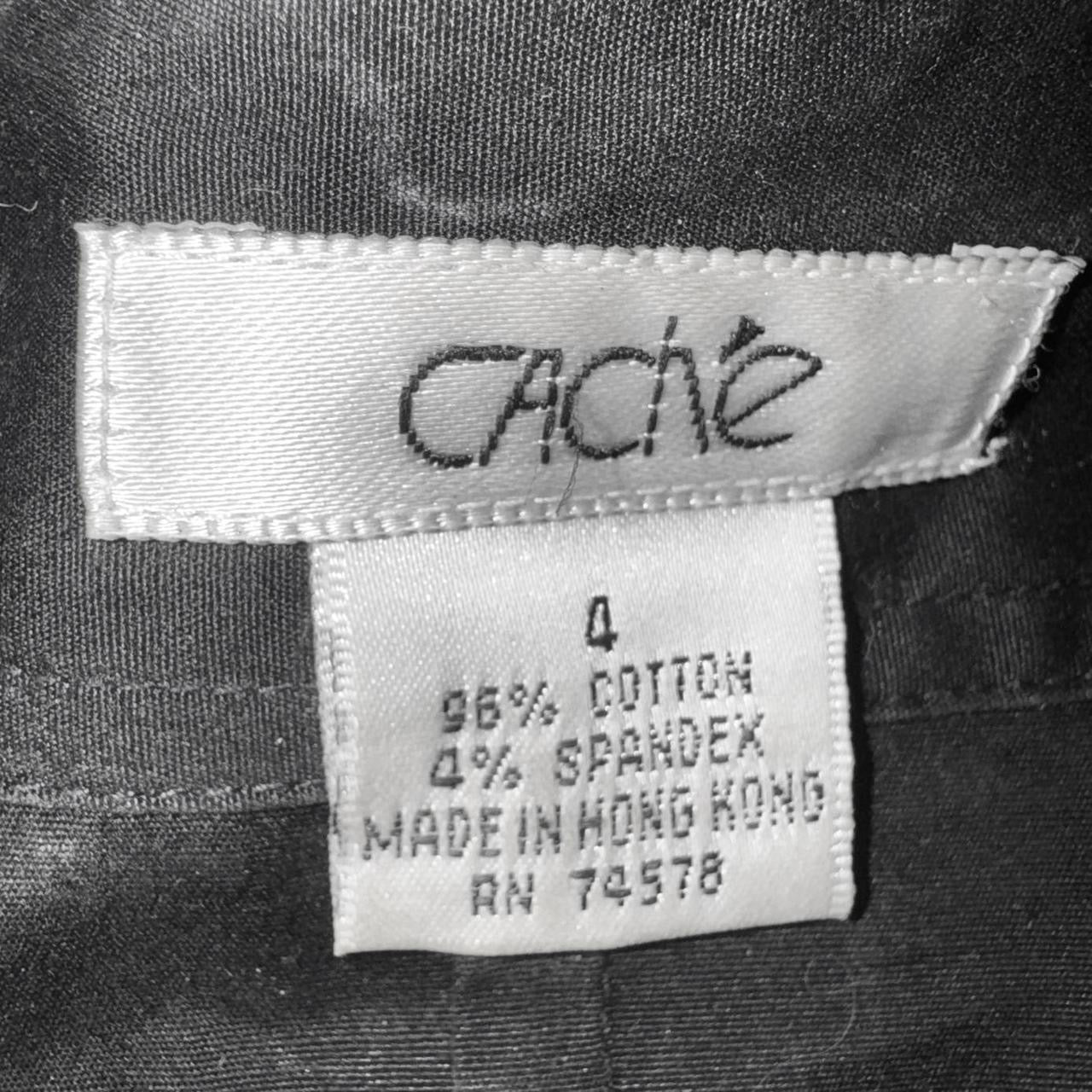 Caché Beaded Cutout Button Down (S)