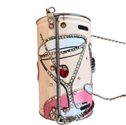 Little Earth Cocktail Time Clutch On Chain With Swarovski Crystals