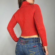 Vintage Esprit Orange Fitted Turtleneck (XS/S)