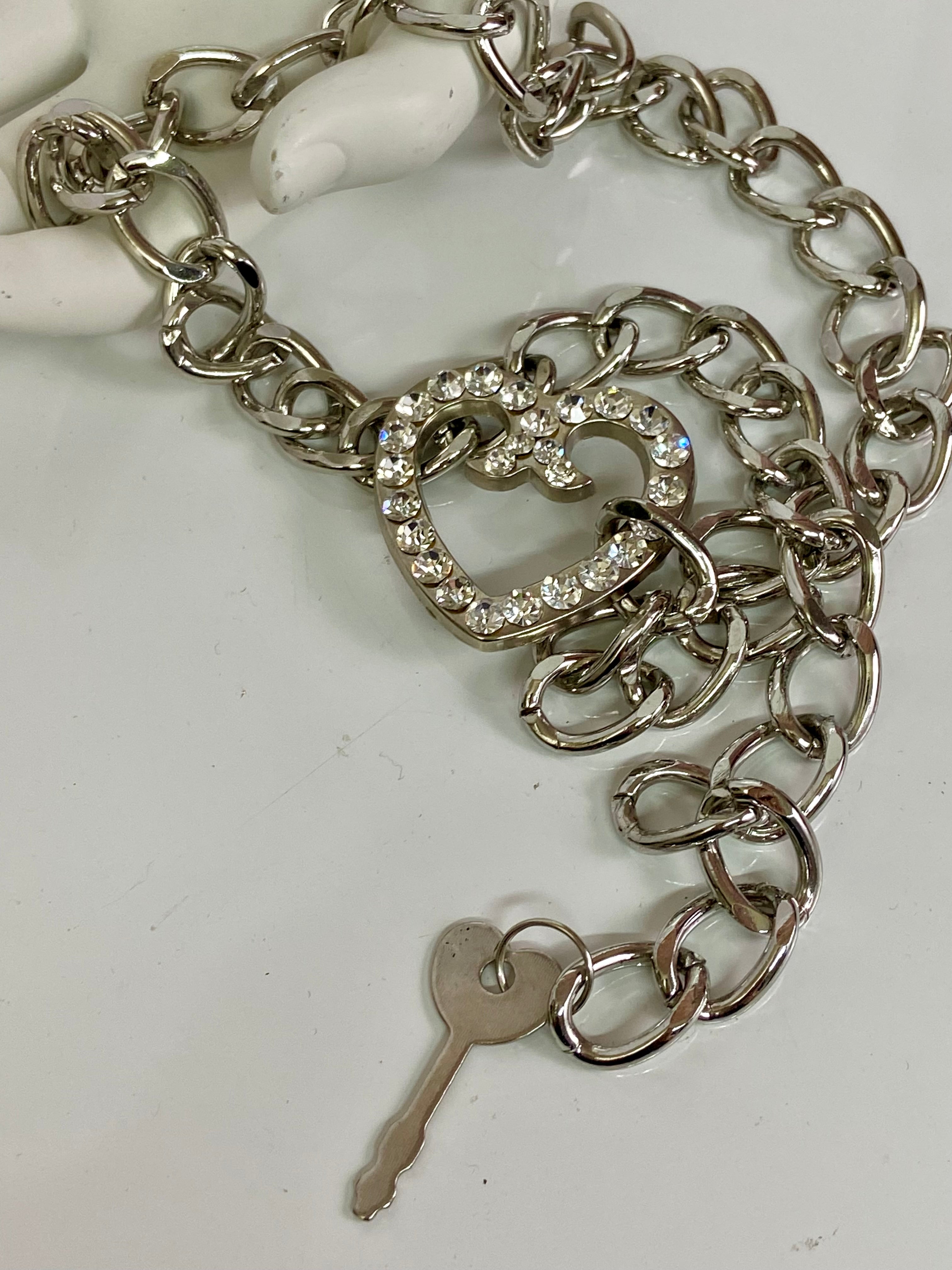 Heart key choker