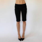 Y2K Pinstripe Shorts (XS)