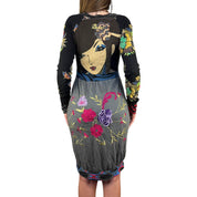Desigual Geisha Graphic Dress (XS)