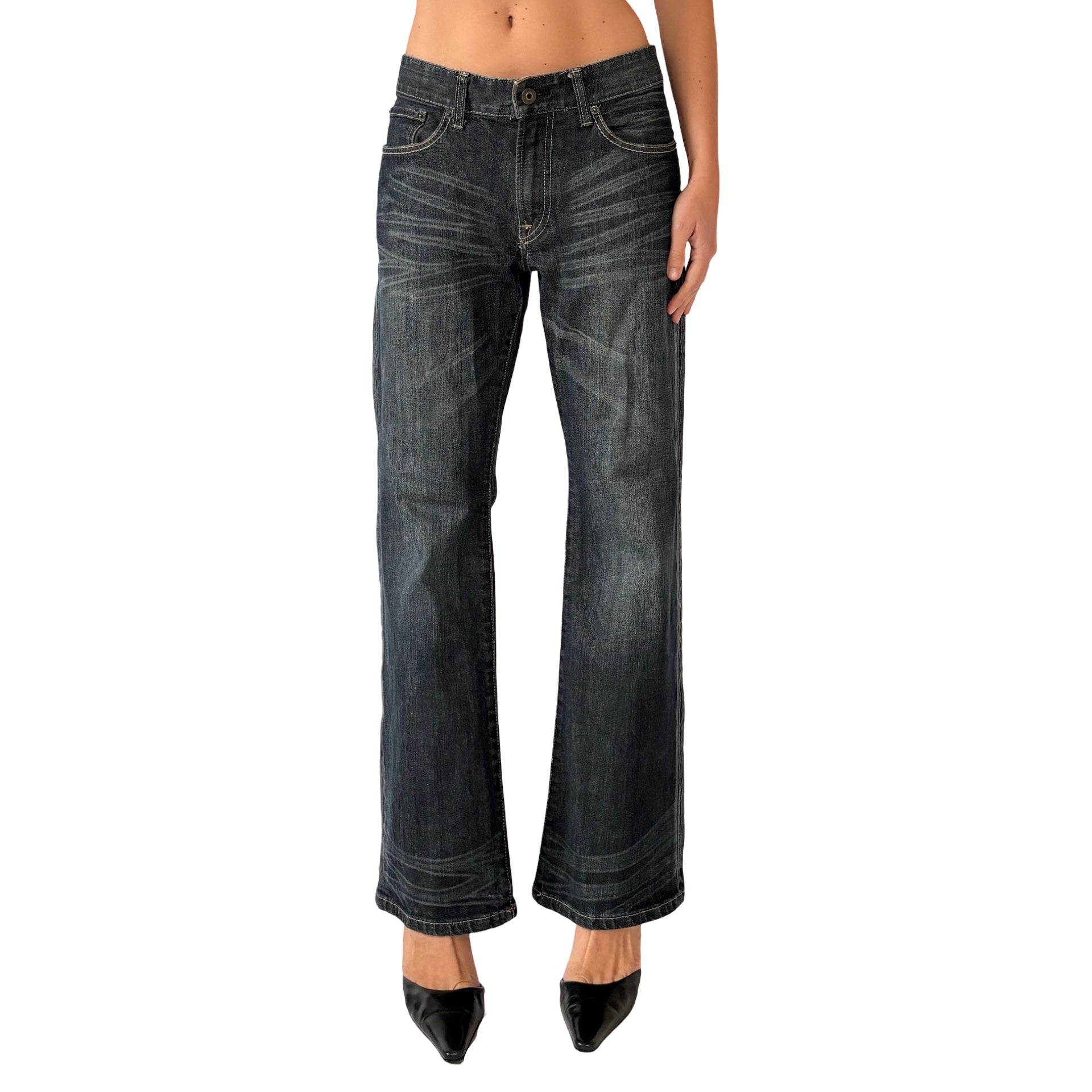 2000s Boyfriend Jeans (M)