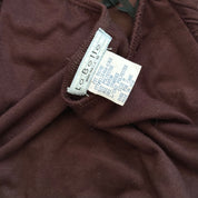 Y2K brown club top (S/M)