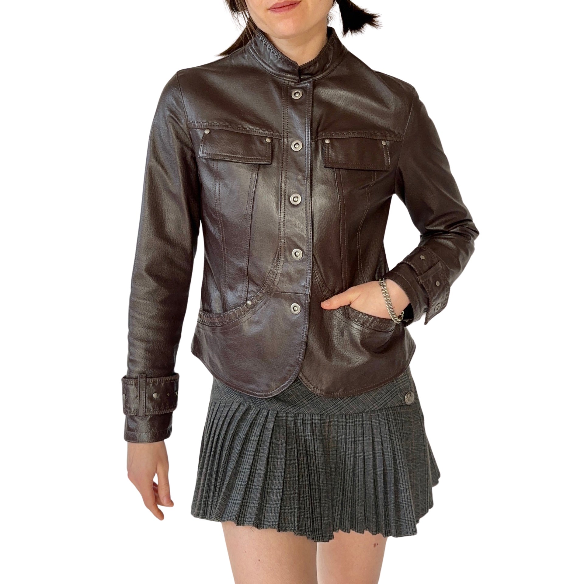 2000s Leather Jacket (S)