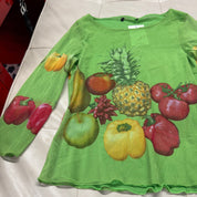 Micro Mesh Fruits Top (M)