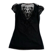 Miss Sixty Mesh Back Top (XS/S)