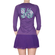 Y2K MISS SIXTY Purple Sporty Mini Dress (S)