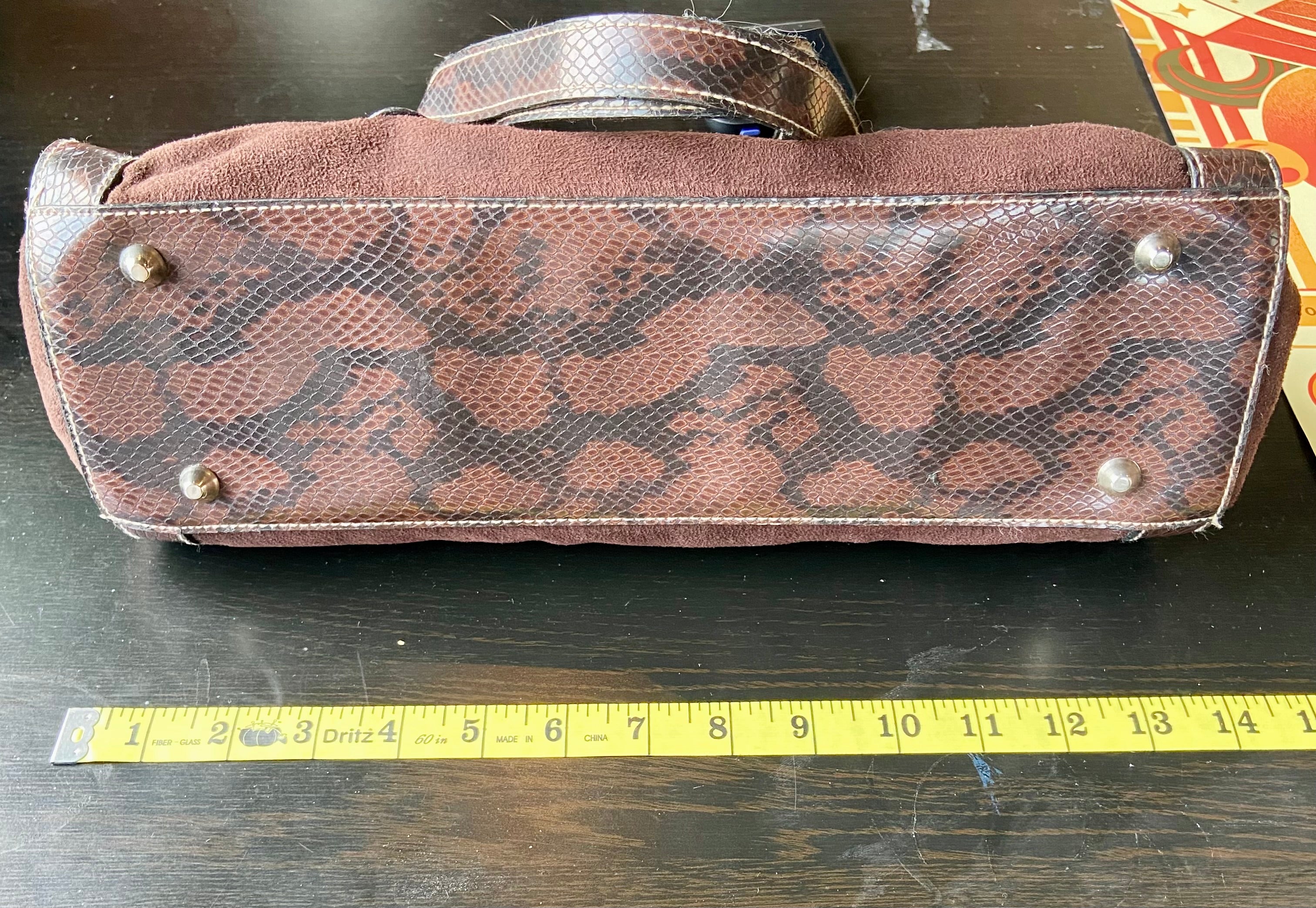 Brown shoulder bag