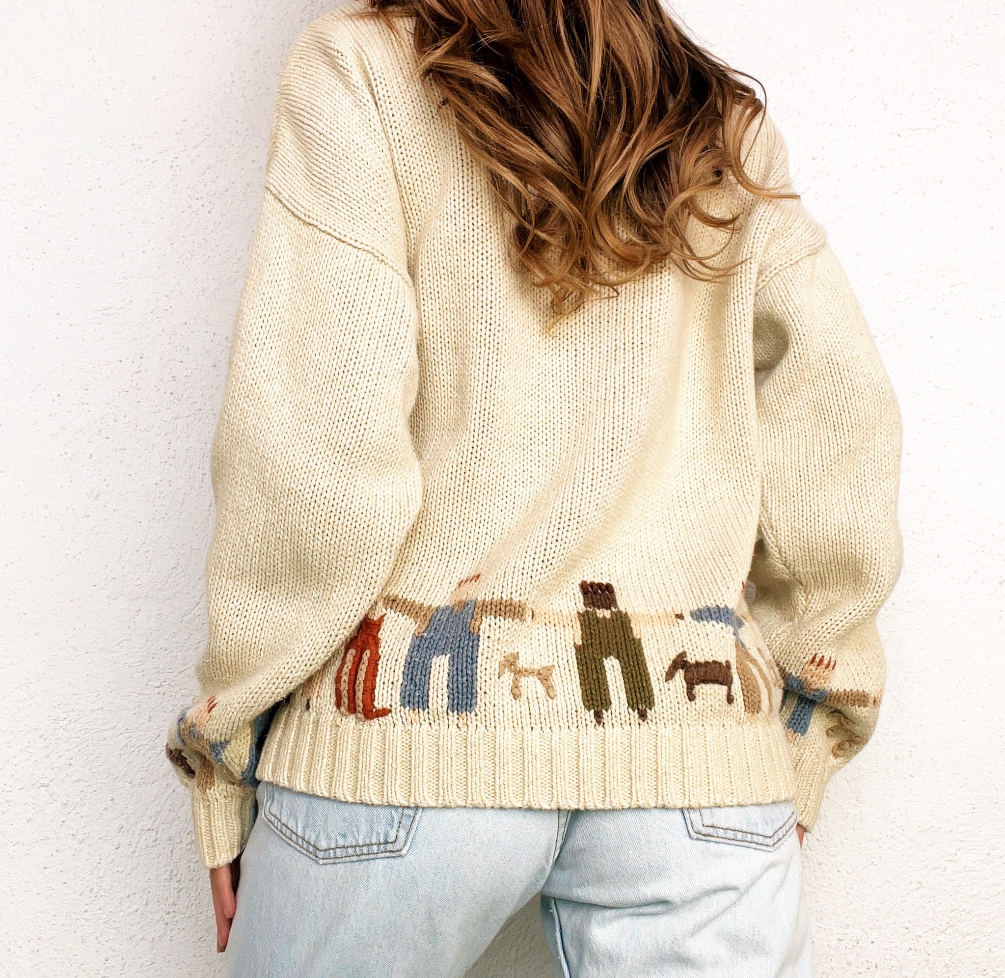 Vintage Friendship Sweater - Large