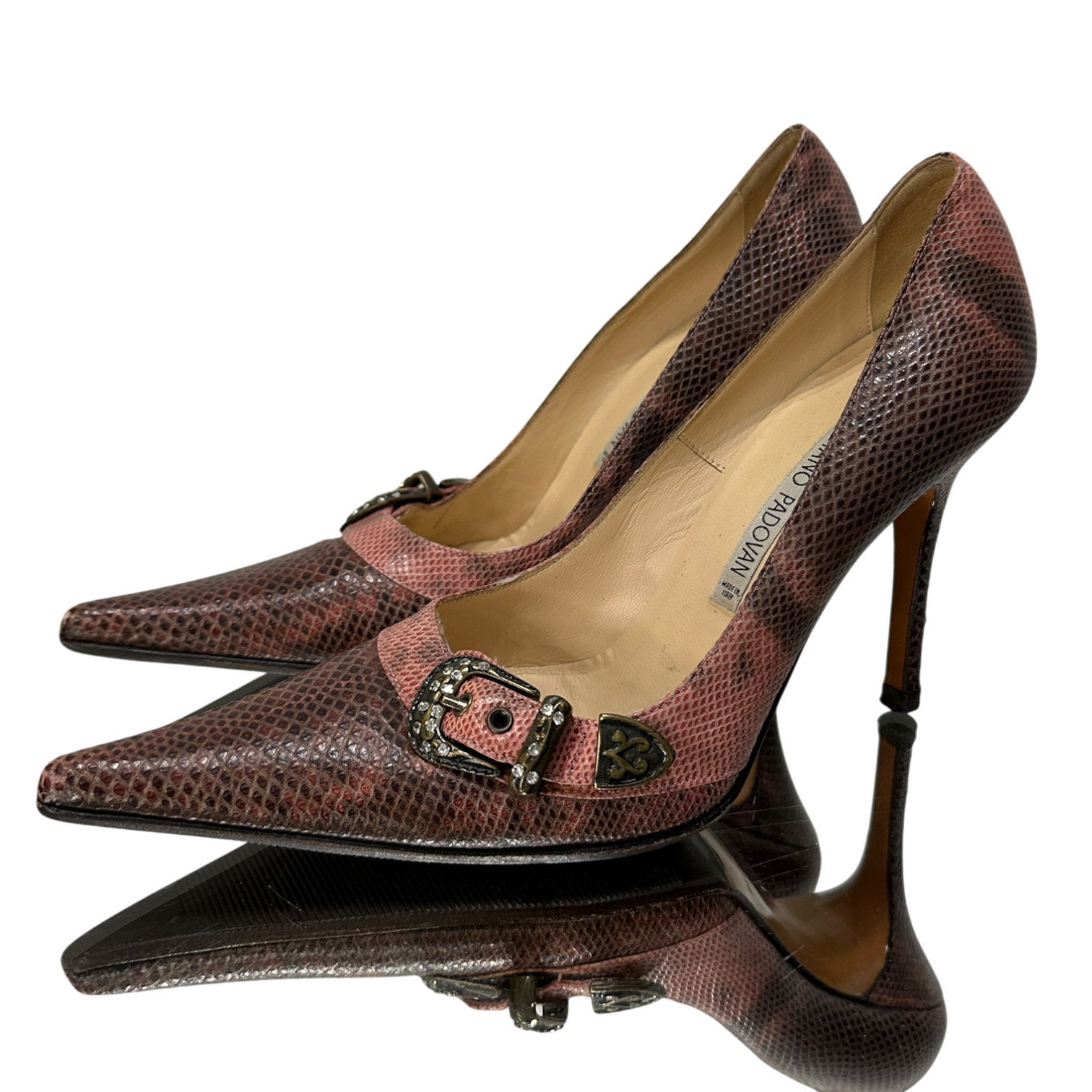 Vintage Y2K Italian Pointed Toe Stiletto Heels (US 5.5)